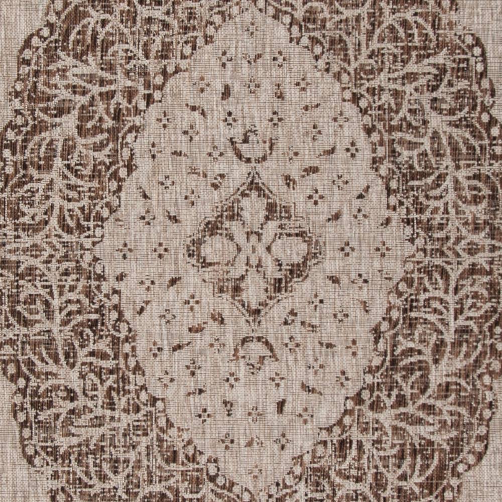 Light Beige Light Brown Courtyard Rug I9129