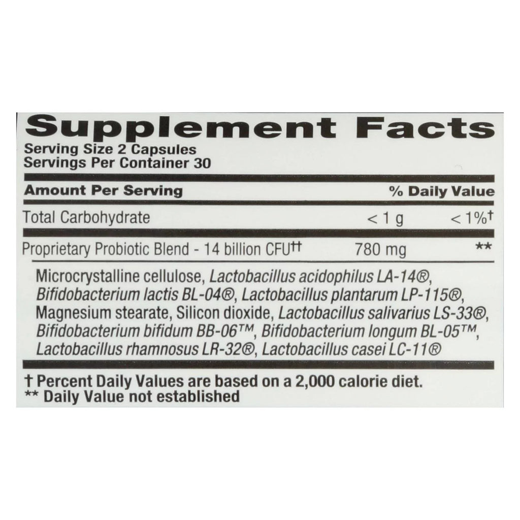 PB 8 Pro-Biotic Acidophilus 500 mg 60 Vegetarian Capsules G218
