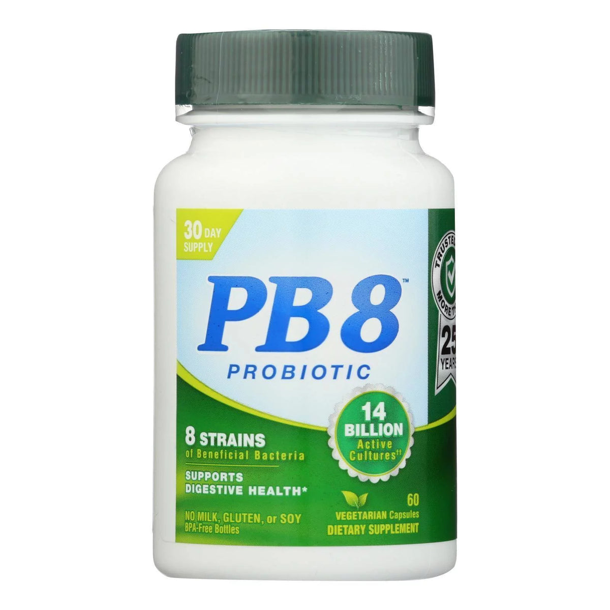 PB 8 Pro-Biotic Acidophilus 500 mg 60 Vegetarian Capsules G218