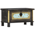 Wooden Storage Chest Mango Wood Blanket Storage Box 31.5 x 15.7 x 17.7 Inches L80559