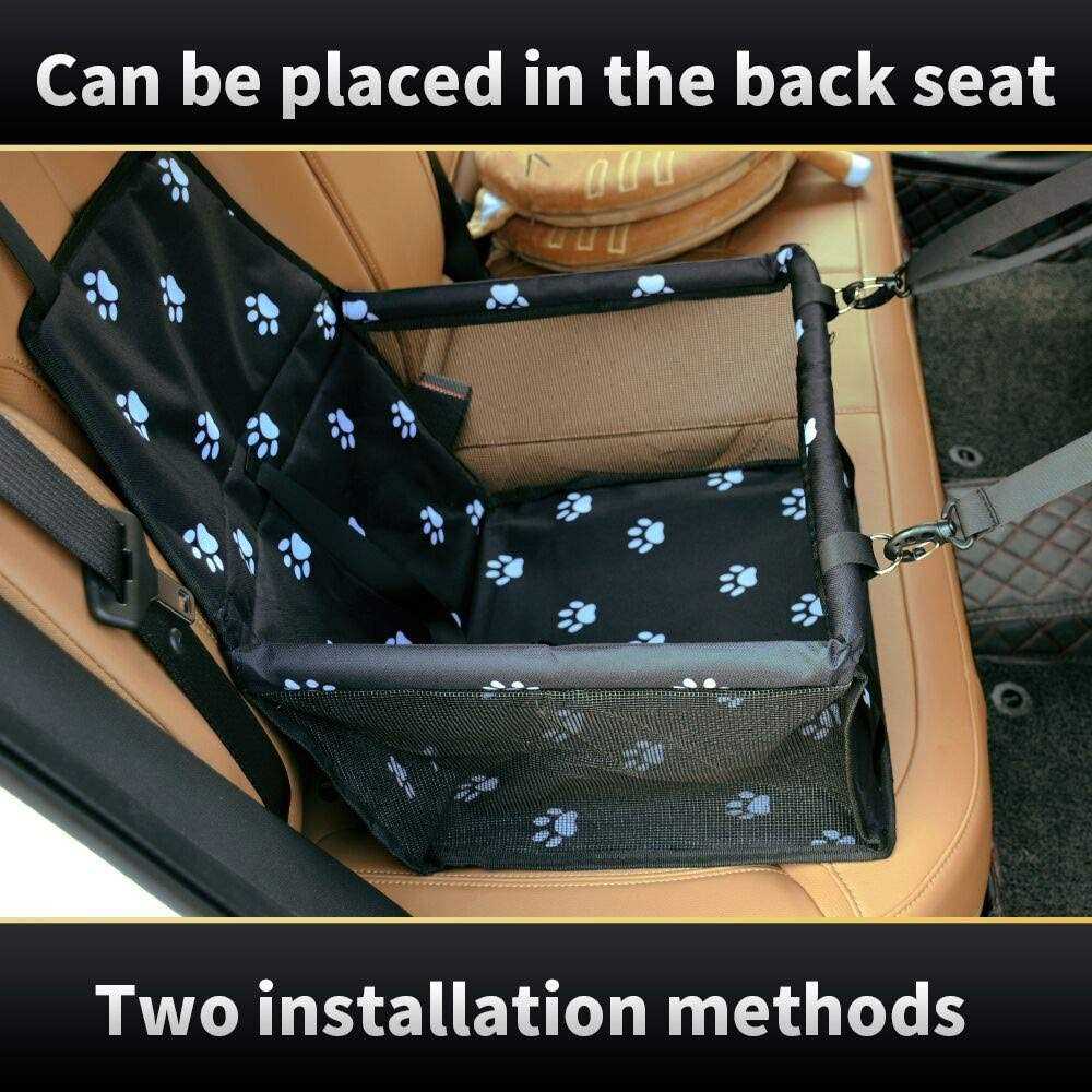 Portable Dog Booster Car Seat with Safety Leash Q88118