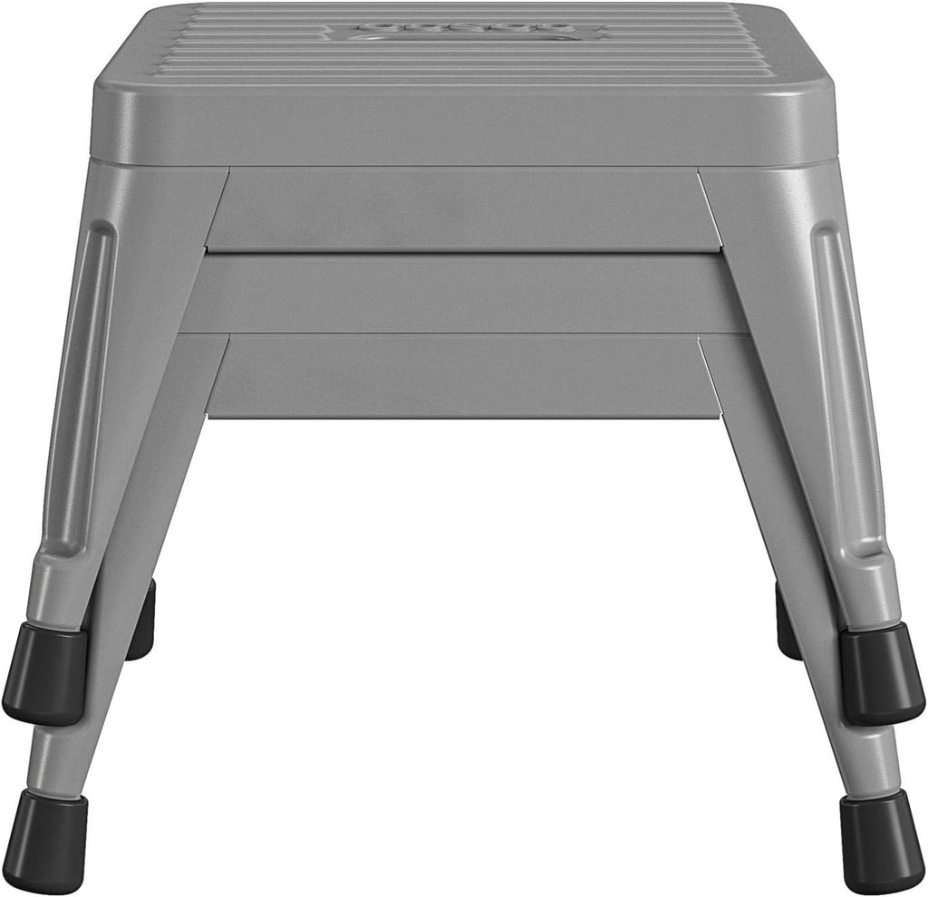 2 Pack Gray Steel Step Stool K6161