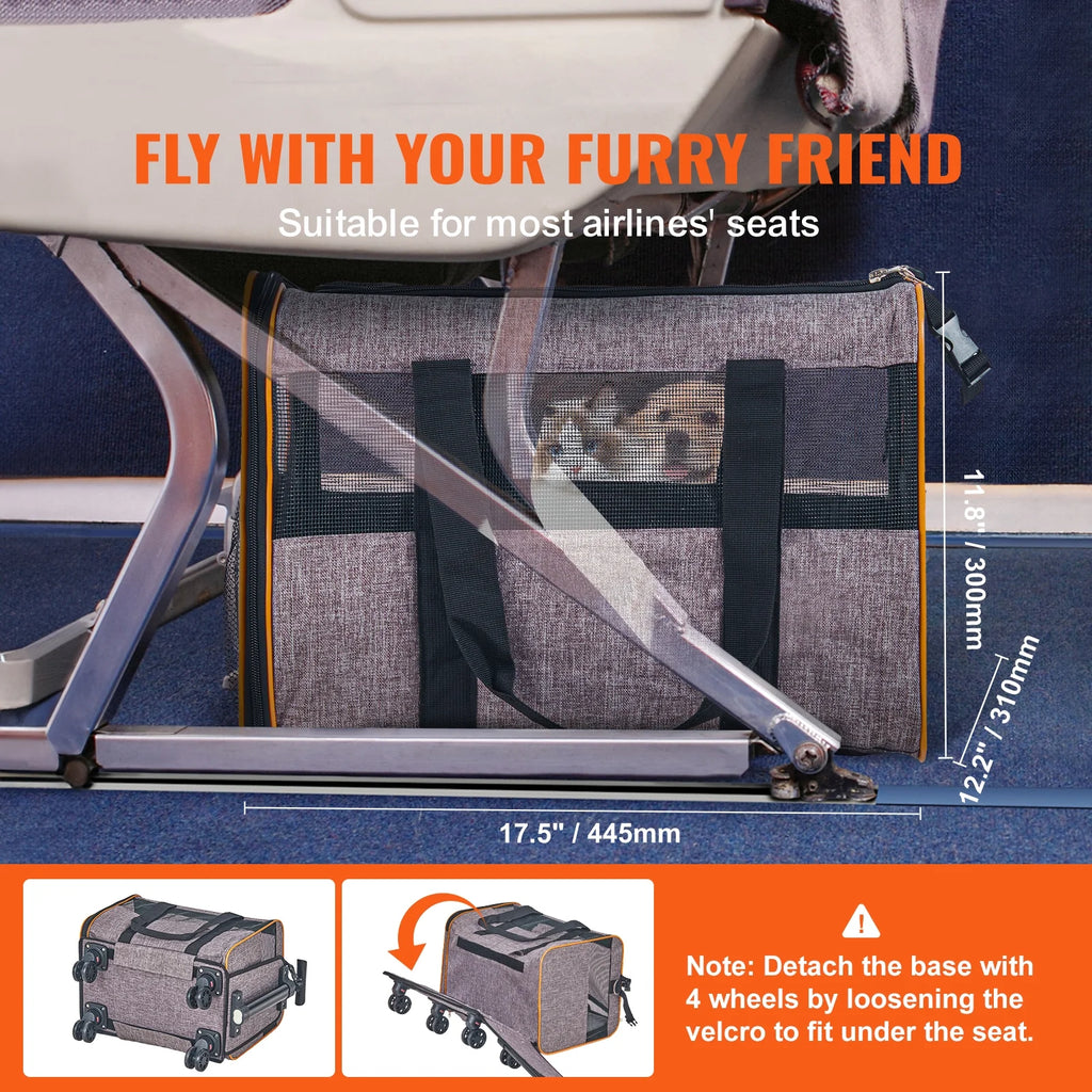 Gray Rolling Pet Vehicle V716865