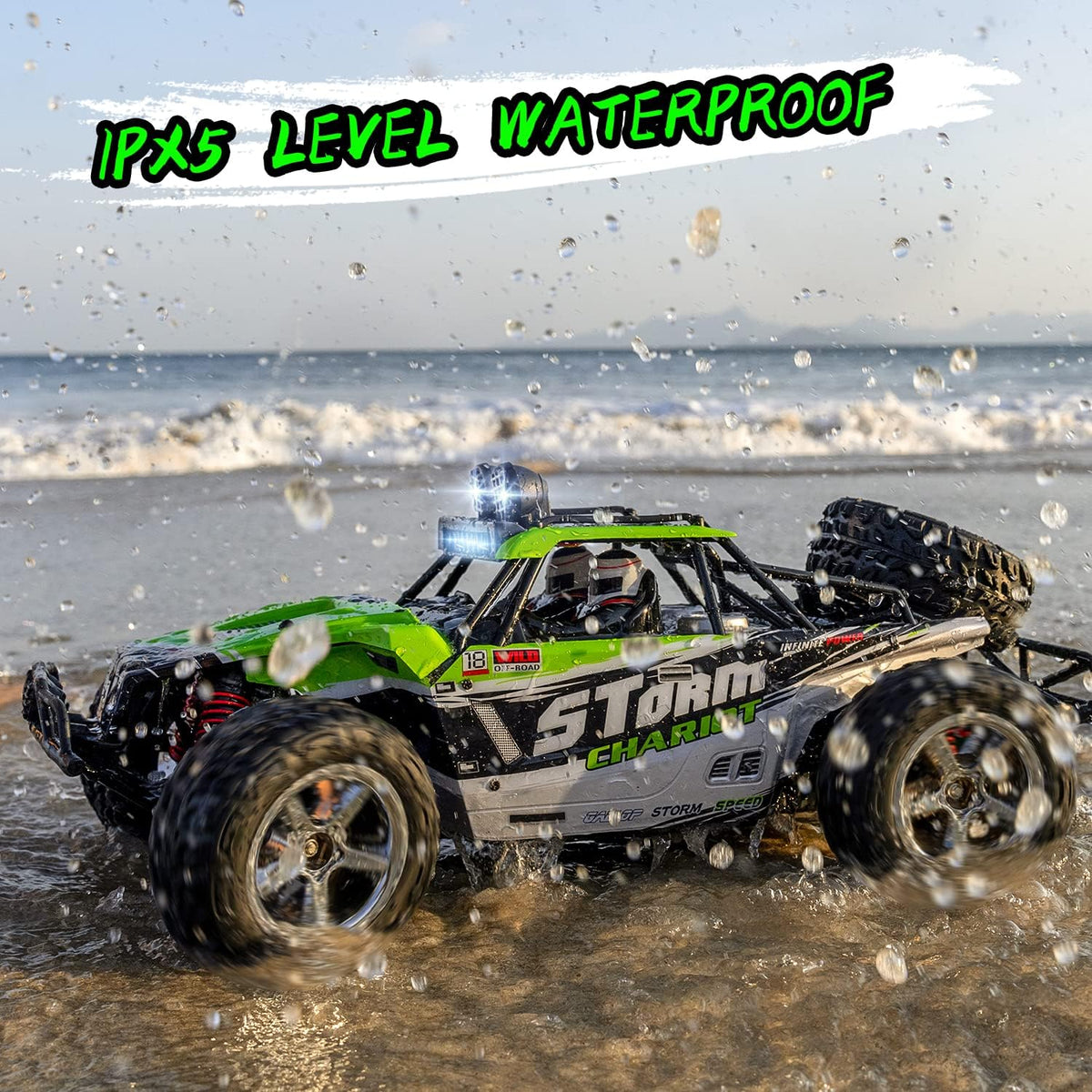 1:10 Scale 4WD RC Truck with 2 Rechargeable Batteries X749