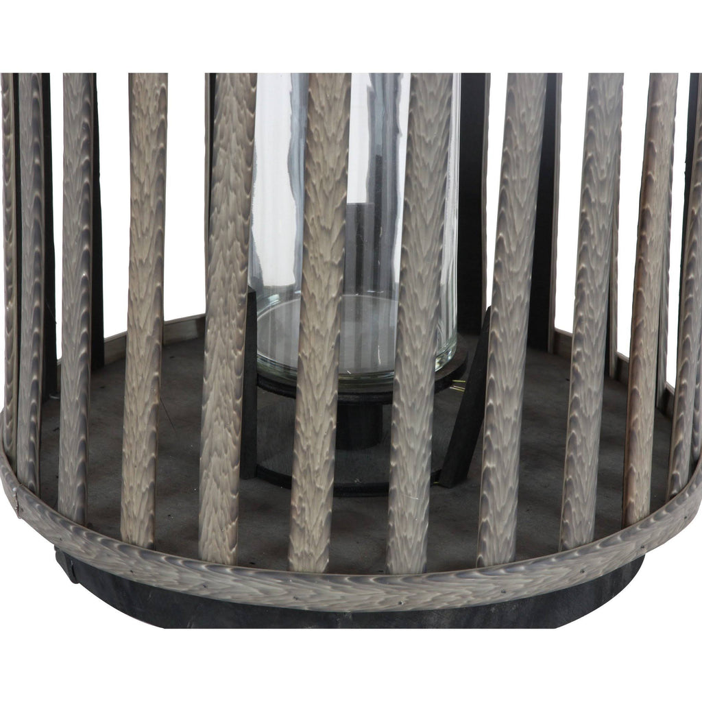 Wood Glass Lantern E12781