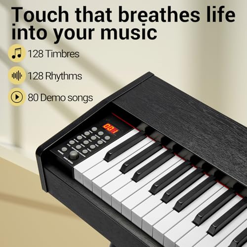 88 Key Weighted Hammer Action Digital Piano with Triple Pedal C50441