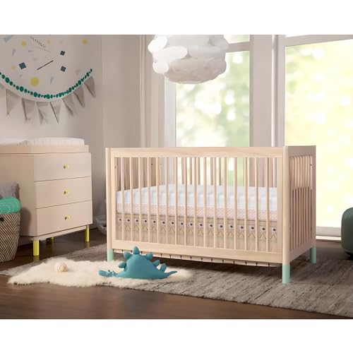 White Pink Dual Sided Memory Foam Crib Mattress H534546