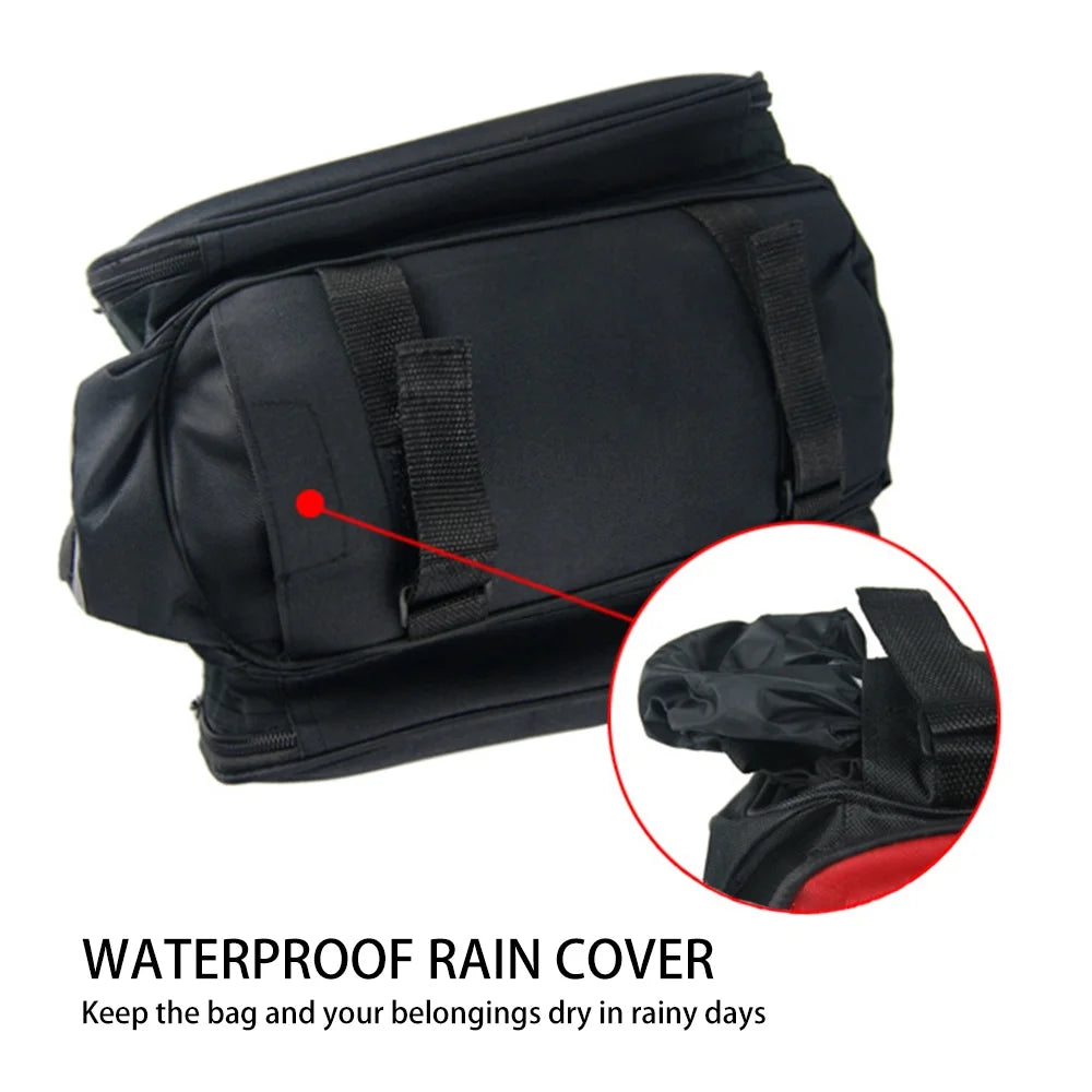MTB Bike Rack Bag with Rain Cover G7888