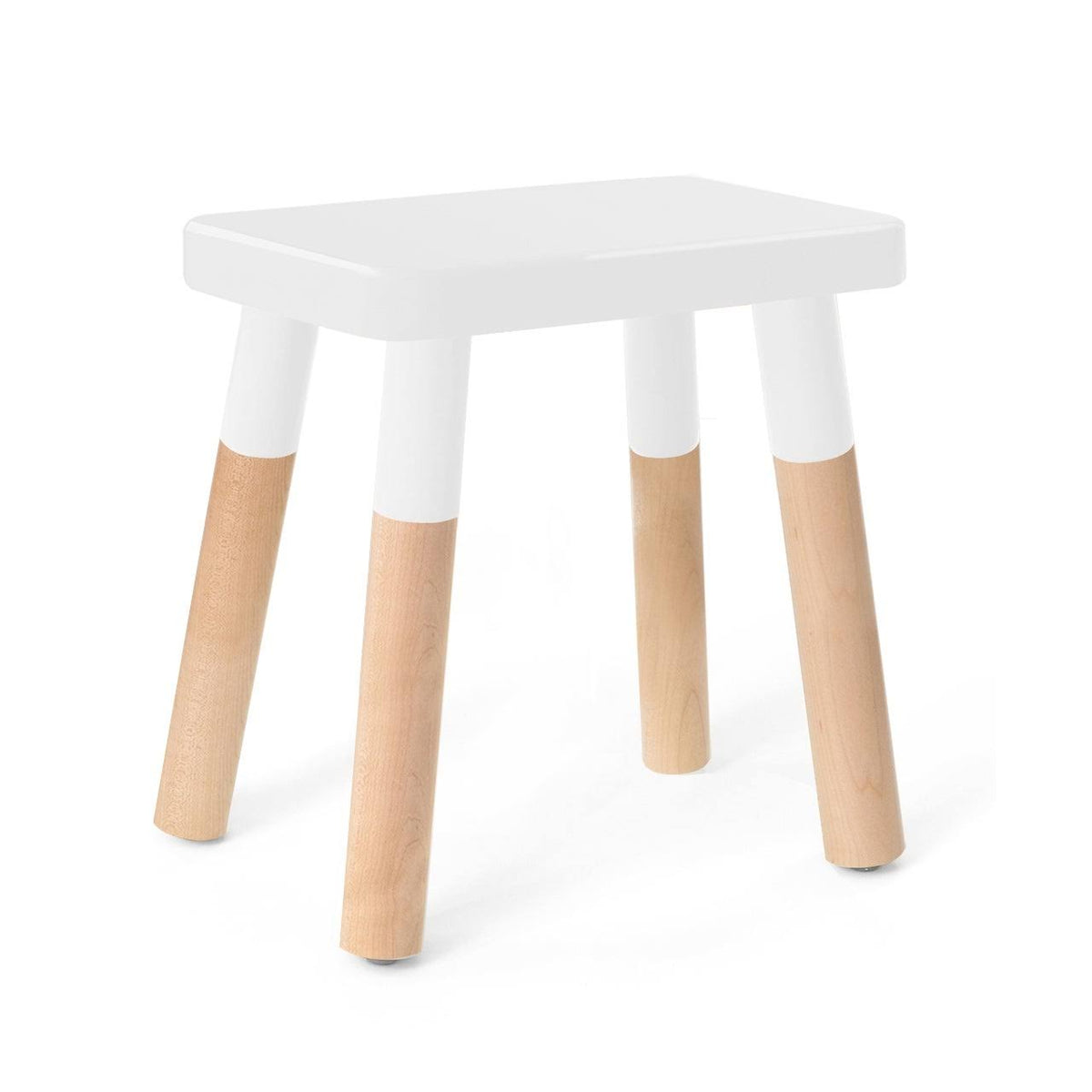 Orange/Walnut Wood Kids Chairs (Set of 2) D5300