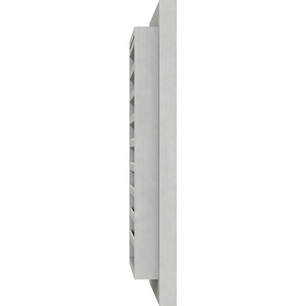 32 inch Vertical Gable Vent, Primed Smooth Western Red Cedar L294