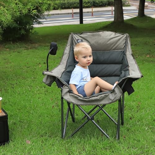 Oversized XL Folding Camping Chair with Cup Holder and Carry Bag F820482