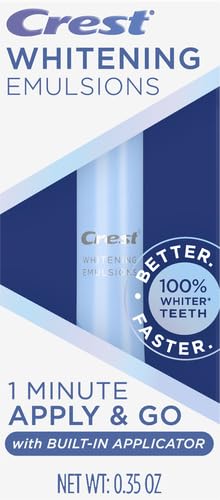 Whitening Emulsions Leave-on Teeth Whitening Gel Kit with Built-in Applicator, 0.35 oz (10g), Twin Value Pack C31845