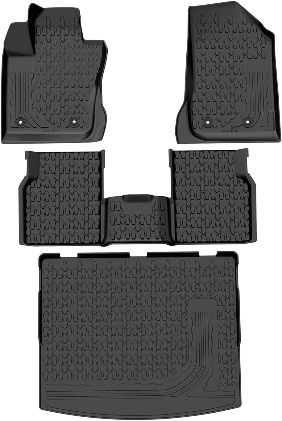 All Weather TPE Floor Mats & Cargo Liners Set W36116