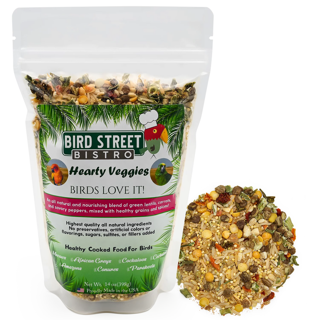 Hearty Veggies Parrot Food Natural Grains W10815
