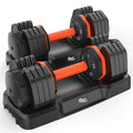 25LB 55LB Adjustable Dumbbells Set K97101