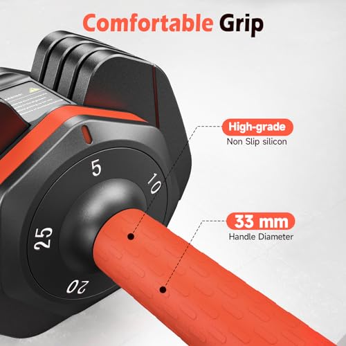 25LB 55LB Adjustable Dumbbells Set K97101