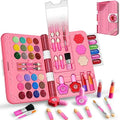 48Pcs Washable Play Make Up Toys Set with Mirror (Blue) B22567