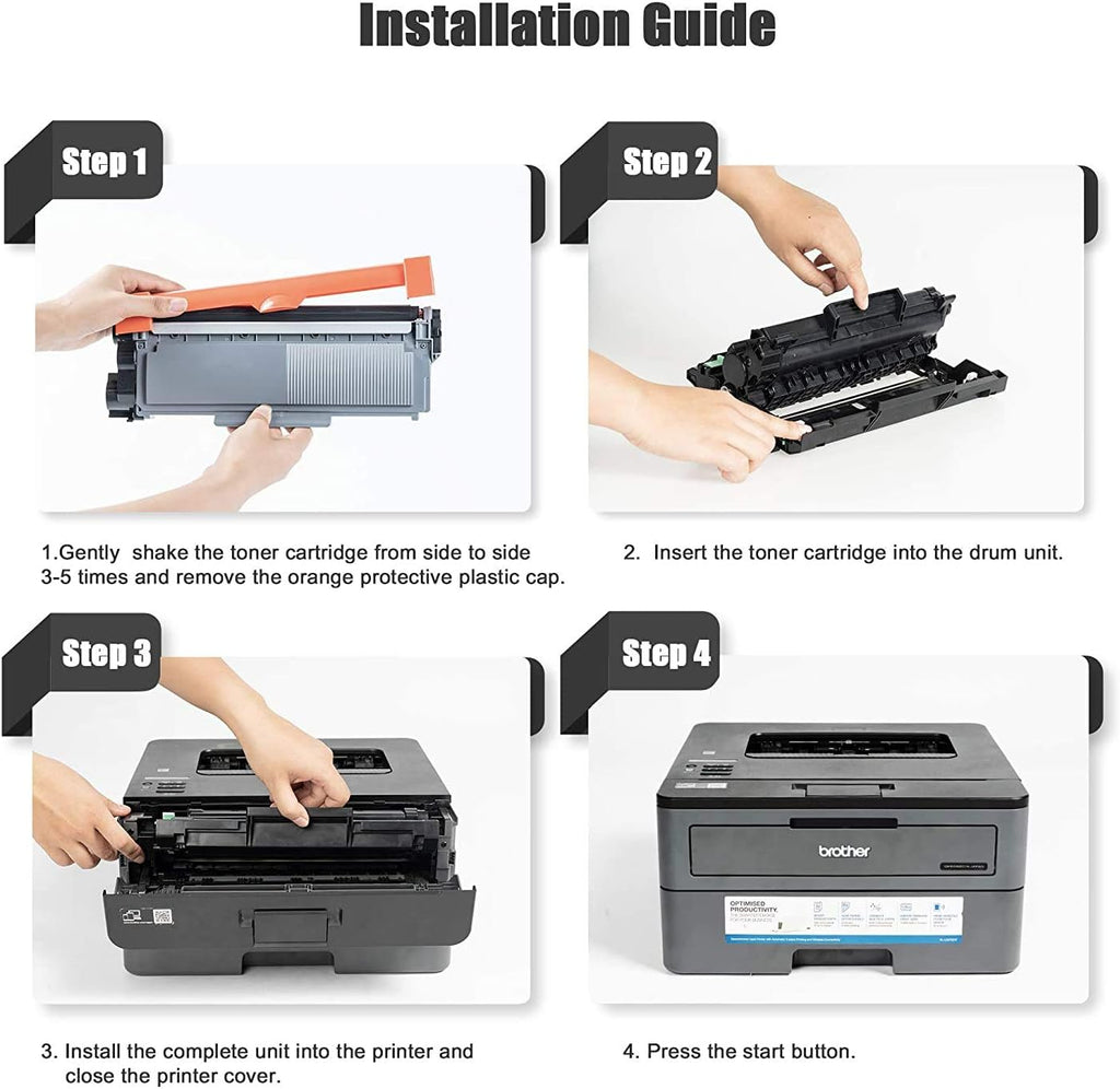 Remanufactured Toner Cartridge Replacement 4-Pack J3927