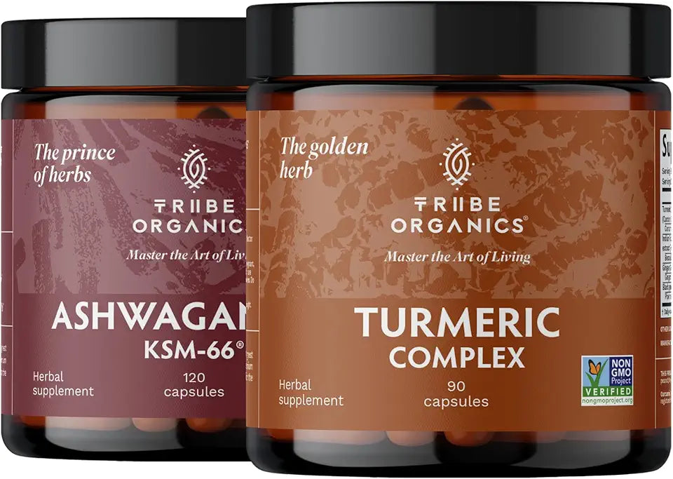 Ashwagandha 120ct + Turmeric Curcumin 120ct Y518304