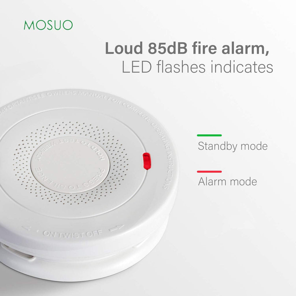 Smoke and Carbon Monoxide Detector Alarm, 10-Year Battery, Dual Sensor D7819