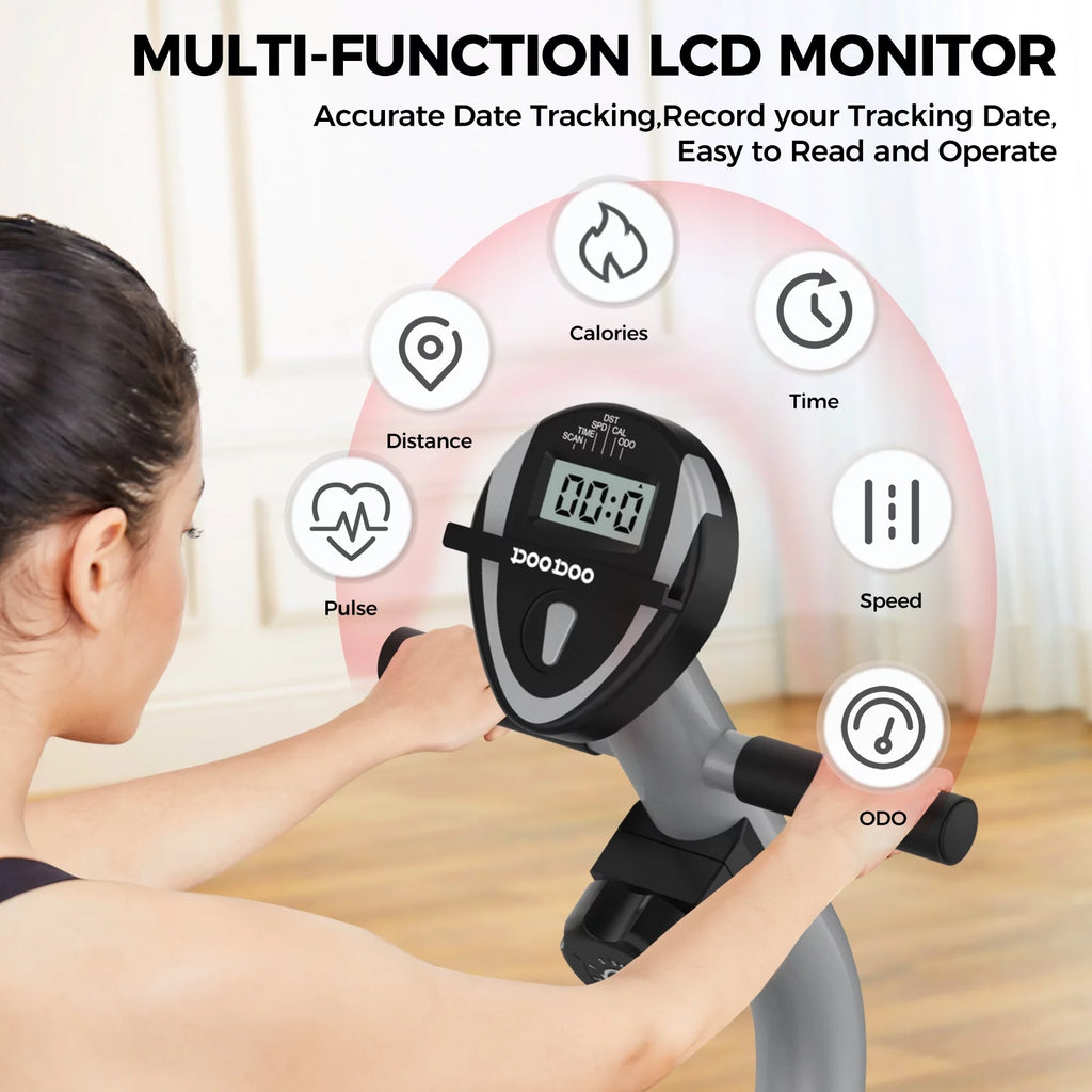 Recumbent Exercise Bike 8 Level Adjustable Magnetic Resistance C97602