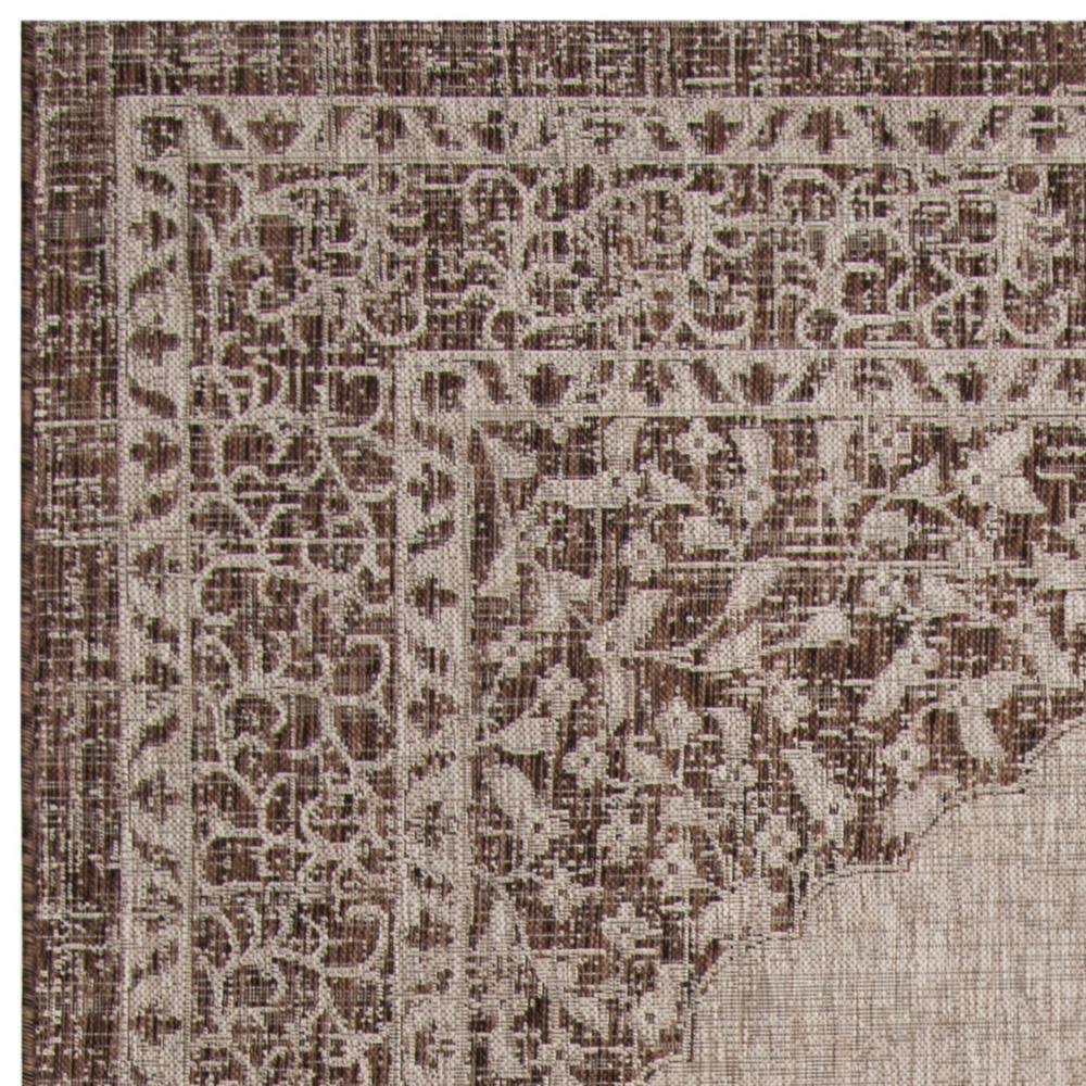 Light Beige Light Brown Courtyard Rug I9129