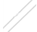 Solid 925 Sterling Silver Miami Cuban Link Chain Necklace 2.5mm, 26 in H44695