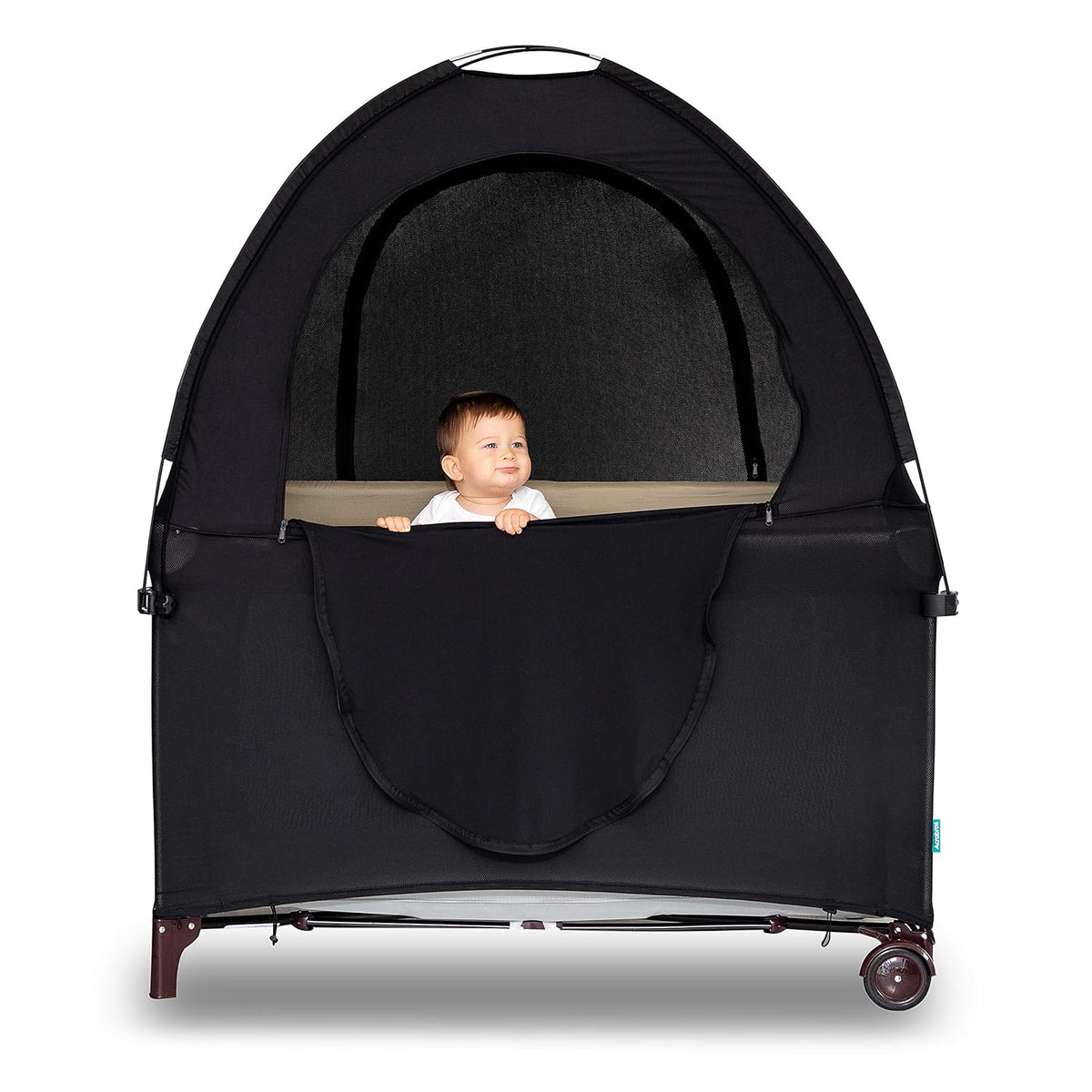 Pack-N-Play Tent Darkening Mini Crib Canopy Cover Q967664