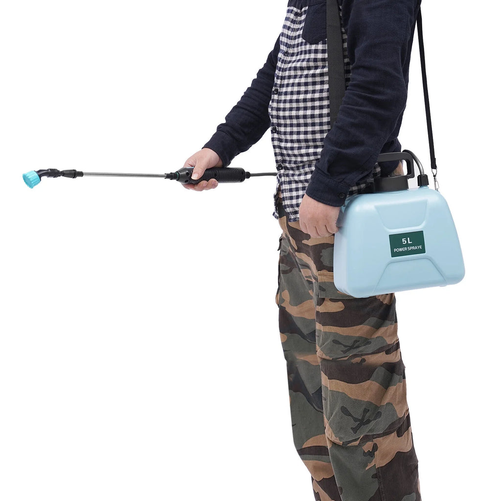 5L Electric Plant Mister Spray Bottle with Adjustable Shoulder Strap V657