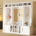 White Hall Tree with Storage and Bench I704709