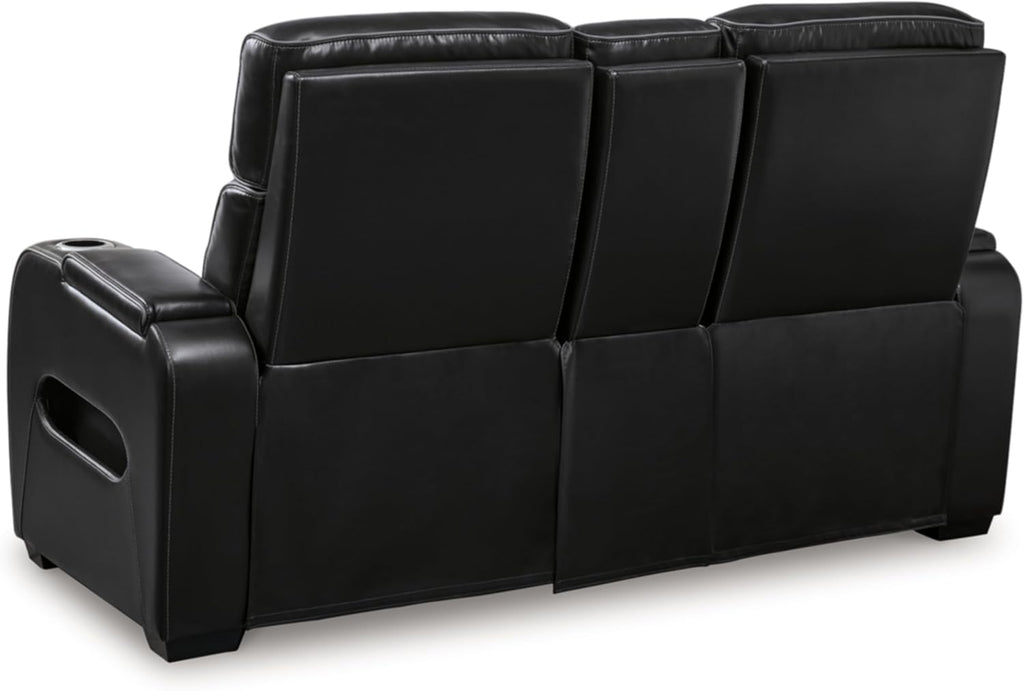 Black Power Reclining Loveseat H46180