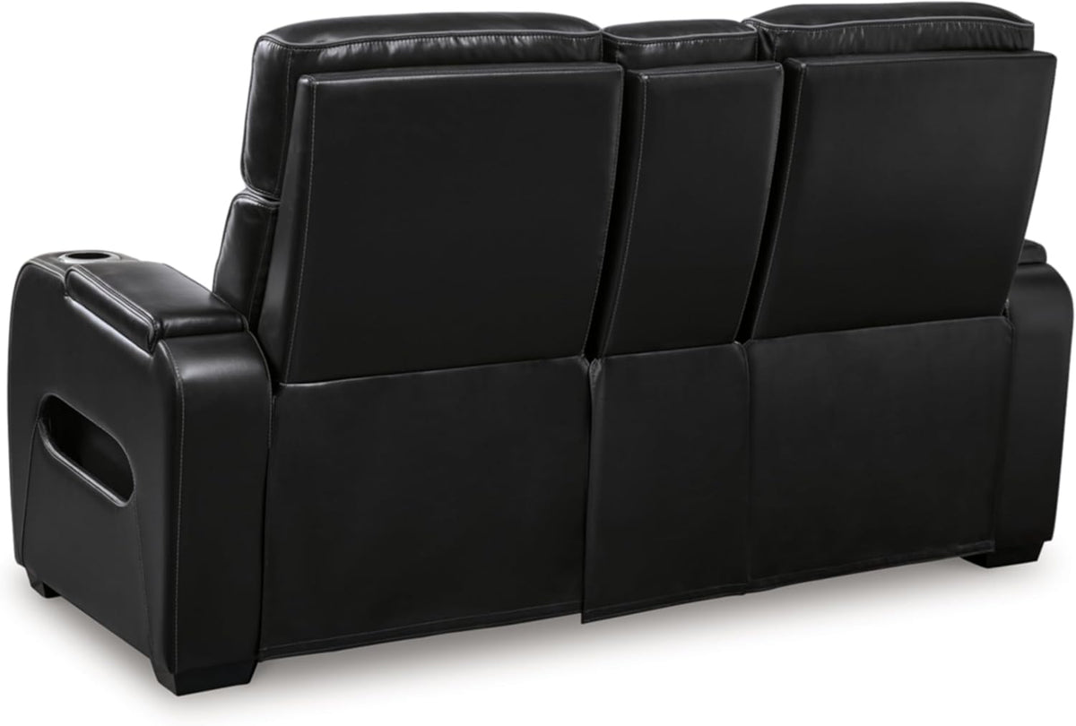 Black Power Reclining Loveseat H46180