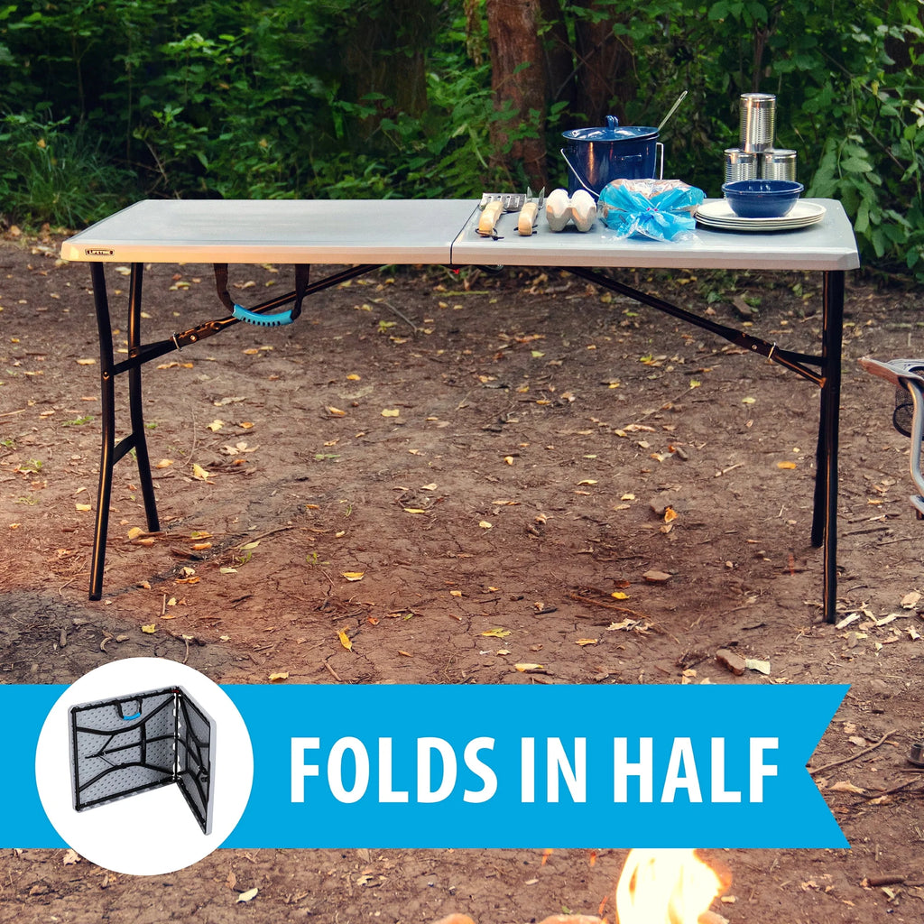 5 Foot Rectangle Fold-in-Half Table H140