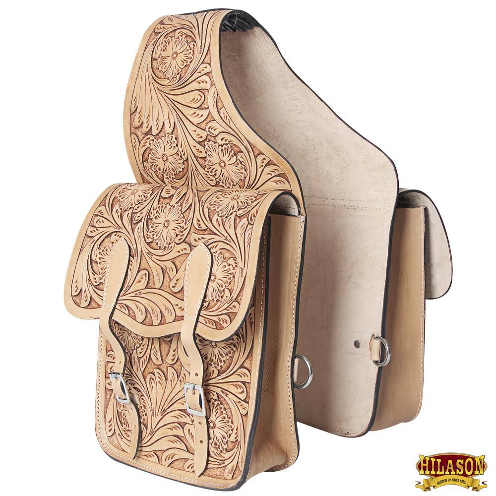 Tan Leather Horse Saddle Bag P615