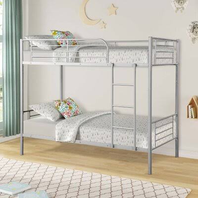 Twin Over Twin Metal Bunk Bed O13686