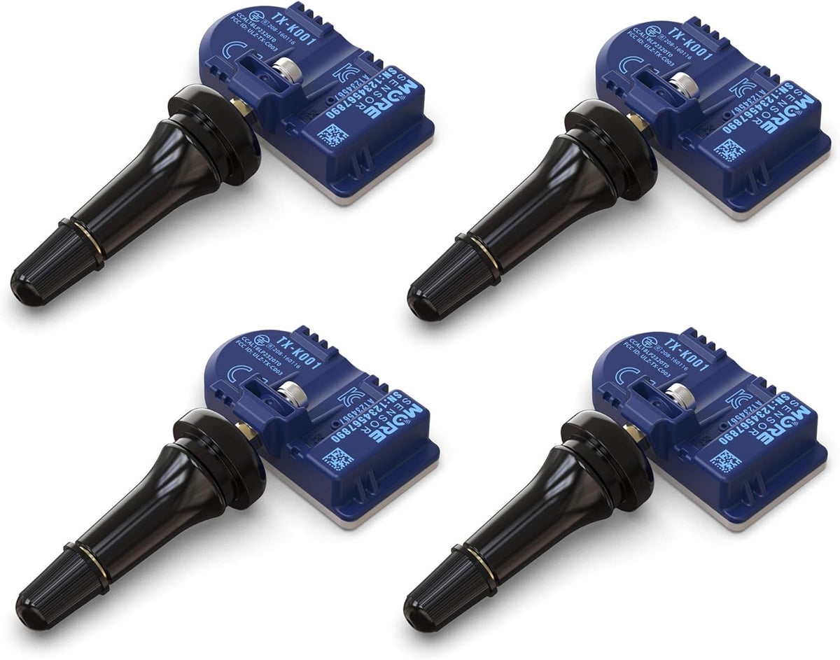 TPMS Tire Pressure Sensor 4-Pack with Rubber Valve Stem F2547
