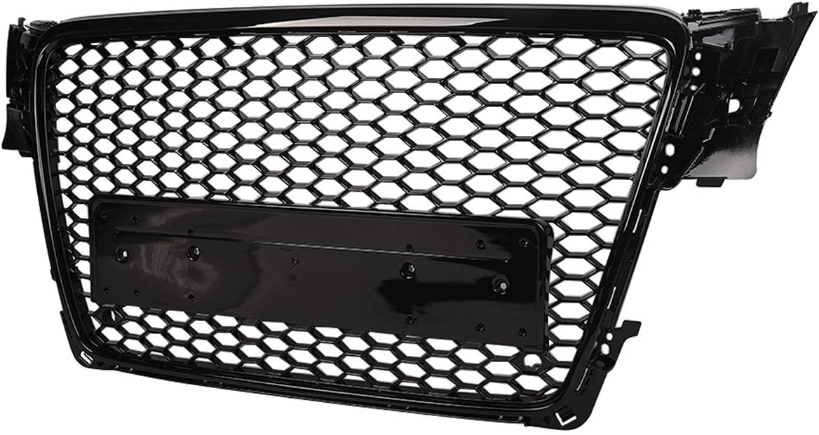 Gloss Black Front Mesh Grille for Audi A4 Sedan W937