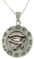 Sterling Silver Eye of Horus Necklace N205
