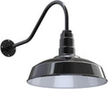 Matte Black Gooseneck Barn Light X671