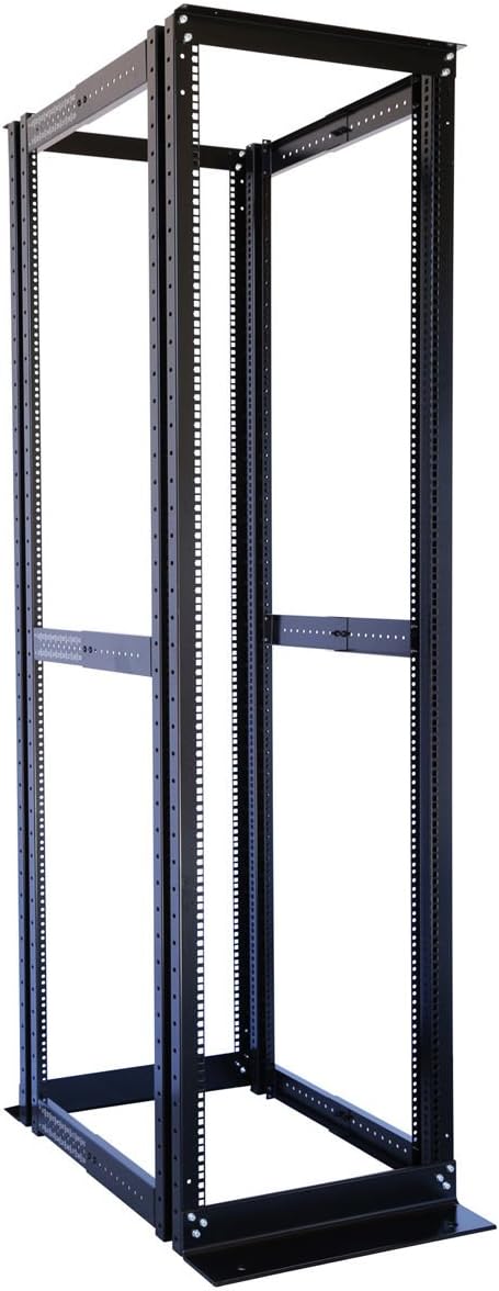 19 Inch Adjustable Depth Cold Rolled Steel Server Rack 15U N659873