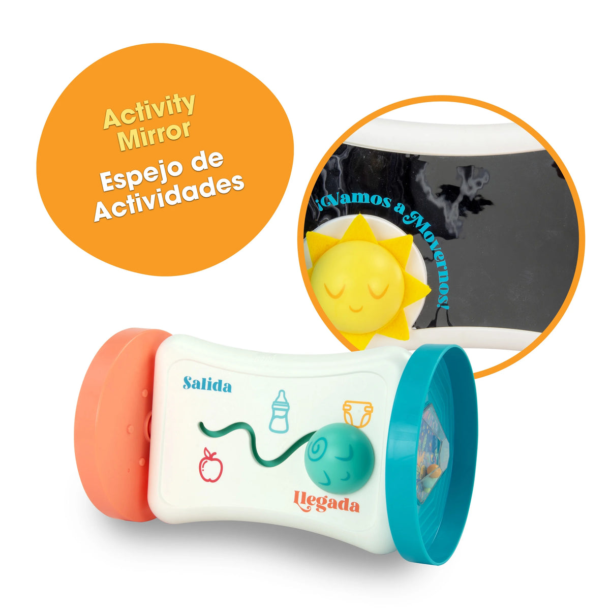 2-in-1 Activity Mirror Baby Toy Z9594