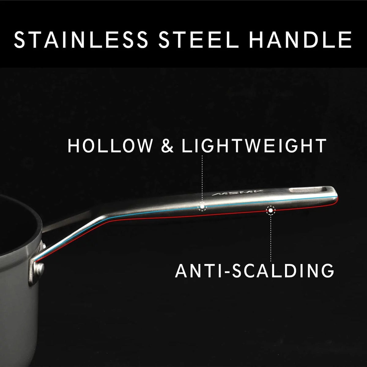11 Piece Nonstick Induction Cookware Set W499