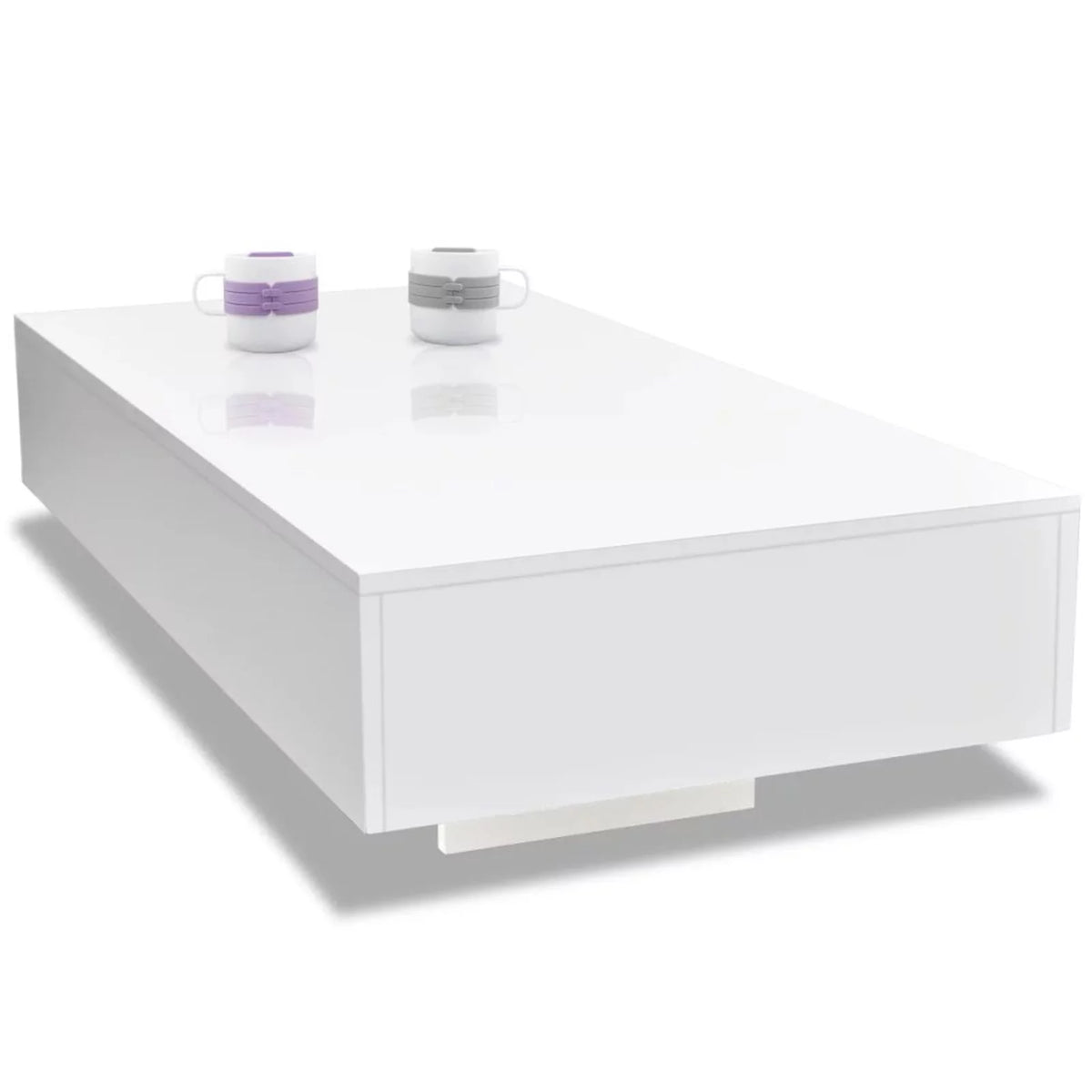 High Gloss White Coffee Table H783