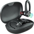 Wireless Bluetooth Earbuds with Charging Case and Earhooks, Waterproof, Pack of 2 N213606