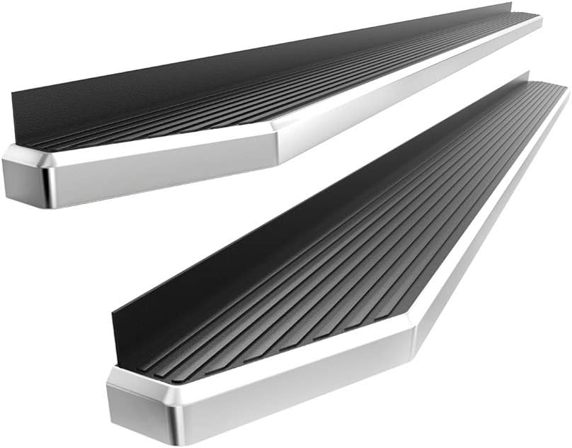 Polished Running Boards 6in Wide Aluminum V18207