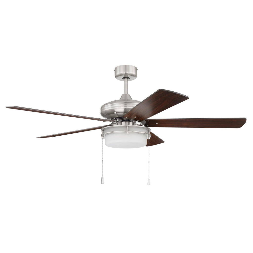Brushed Polished Nickel Ceiling Fan K29365
