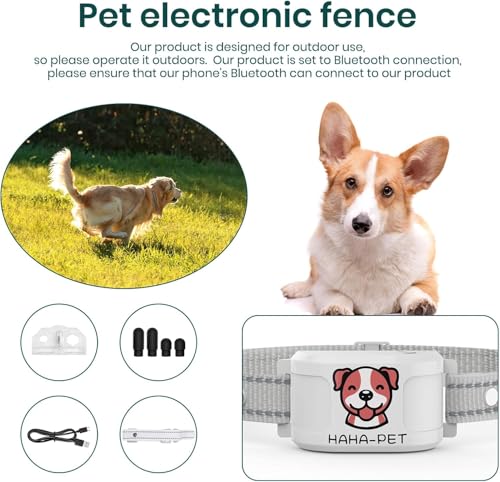 Electric Dog Fence Wireless Containment System with Waterproof Training Collar P545657