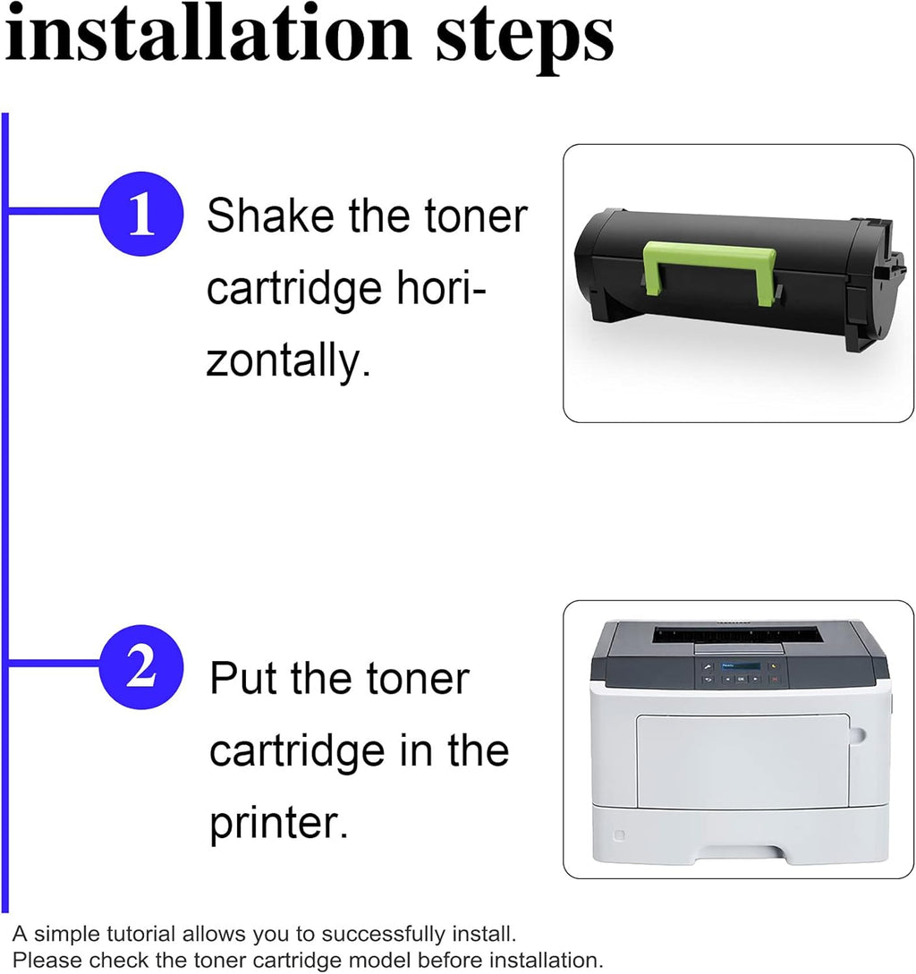 2 Pack Black Remanufactured Toner Cartridge J62534