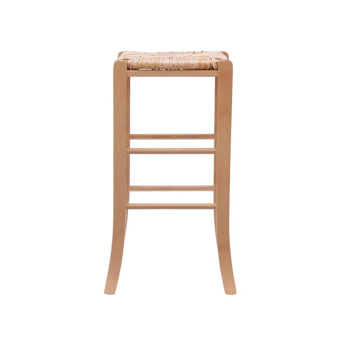 29.15" Traditional Wood Backless Bar Stool D6768