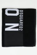 Black Cotton Beach Towel A5980